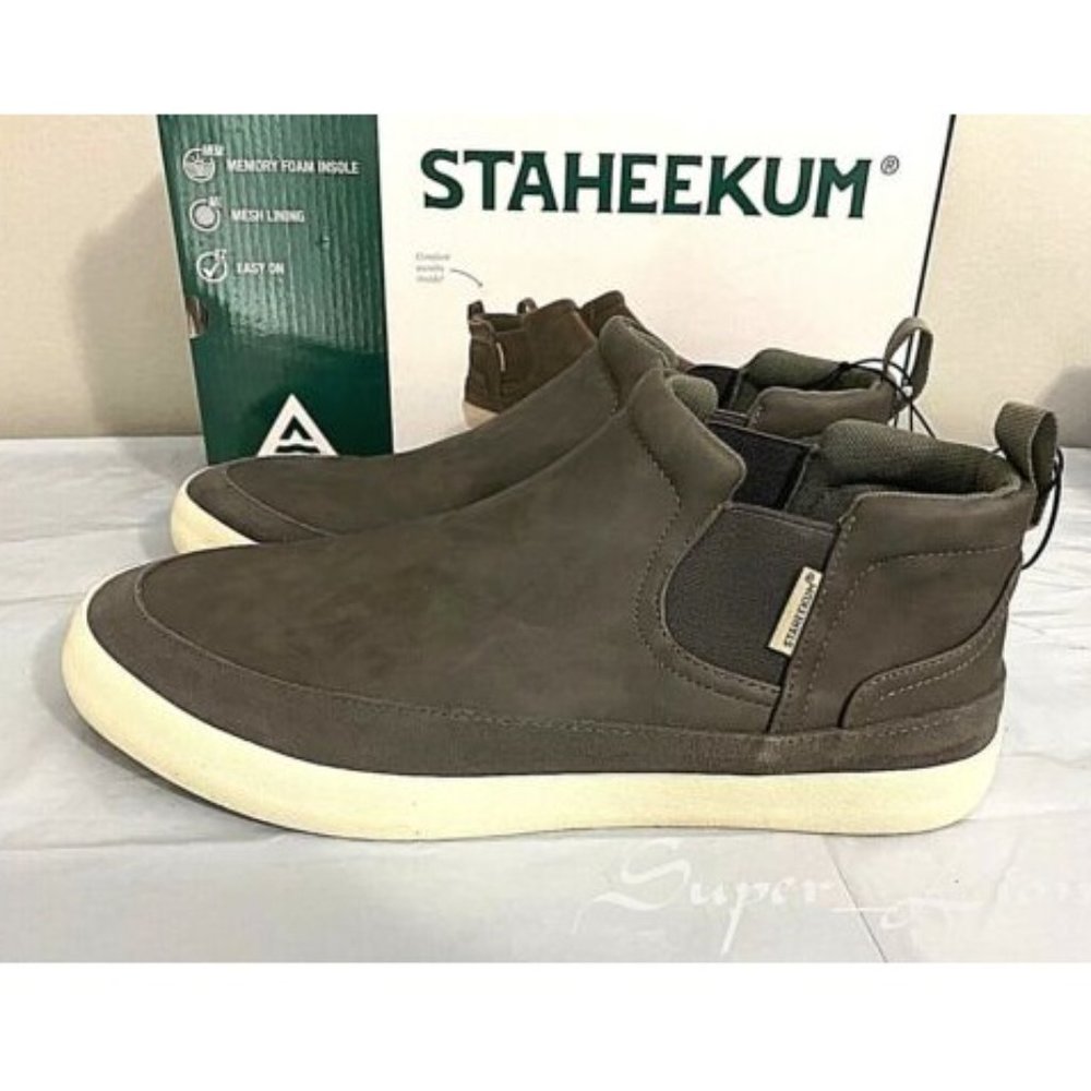 Staheekum Men's Memory Foam Mesh Lining Chelsea Shoes GRAY - Picture 4 of 8